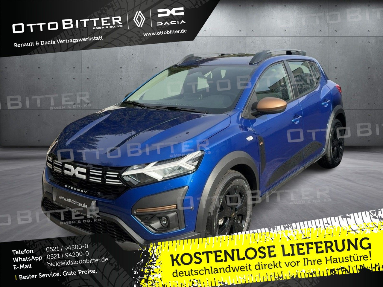 Dacia Sandero Stepway Extreme TCe110 CITY-PAKET/NAVI - Sedan: afbeelding 1 Dacia Sandero Stepway Extreme TCe110 CITY-PAKET/NAVI - Sedan: afbeelding 1