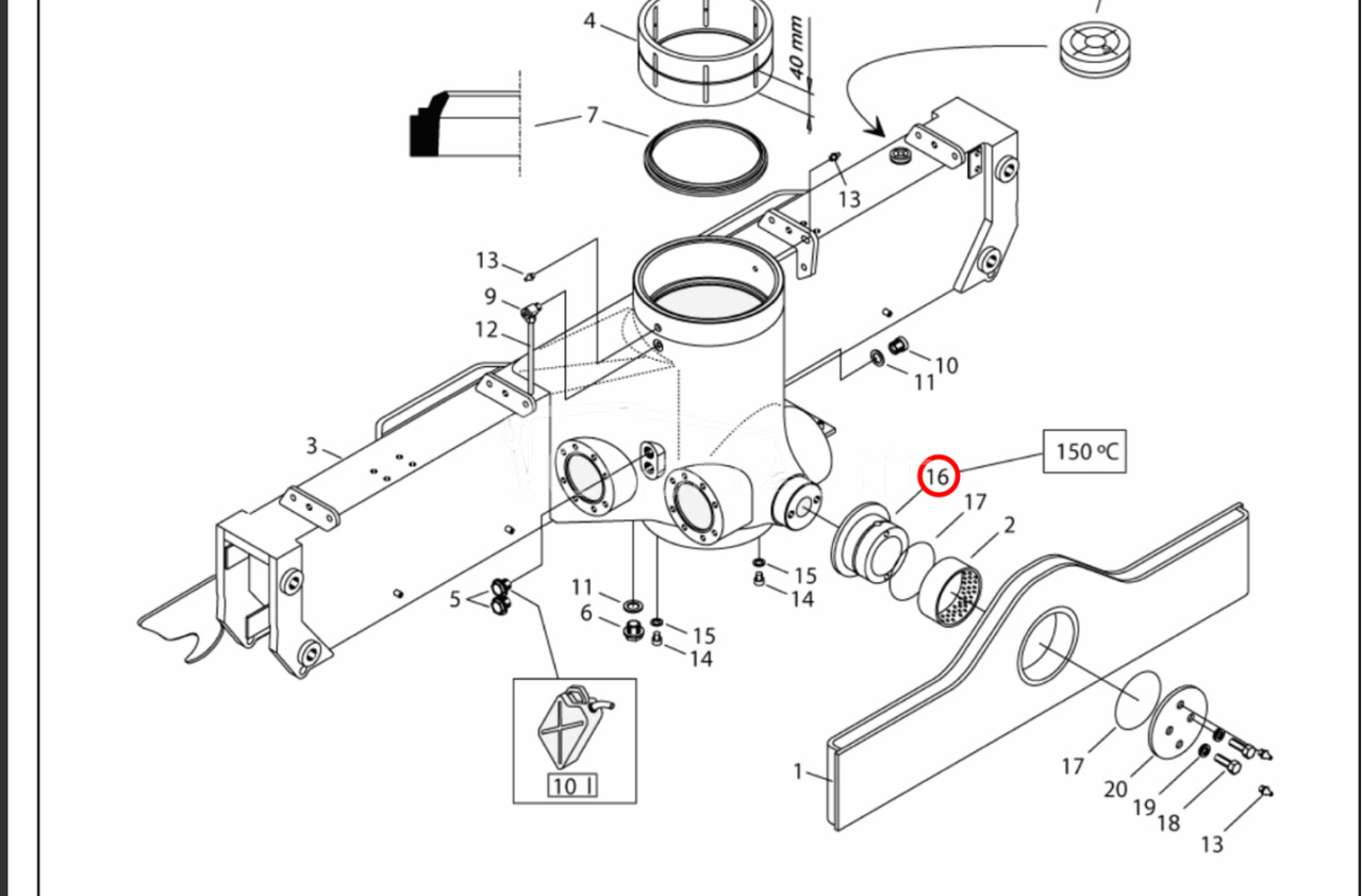 Tuleja stalowa trzpienia wahadła Loglift / Jonsered 94242163 - Zuigers/ Ringen/ Glijlagers voor Autolaadkraan: afbeelding 3 Tuleja stalowa trzpienia wahadła Loglift / Jonsered 94242163 - Zuigers/ Ringen/ Glijlagers voor Autolaadkraan: afbeelding 3