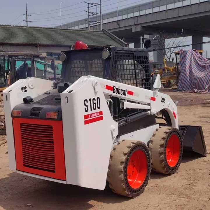 Used Bob Cat Bob Cat S160 Used Mini Skid Steer Wheel Loader Multifunctional Track Loaders Bobcat S160 2.7 Ton - Schranklader: afbeelding 4 Used Bob Cat Bob Cat S160 Used Mini Skid Steer Wheel Loader Multifunctional Track Loaders Bobcat S160 2.7 Ton - Schranklader: afbeelding 4