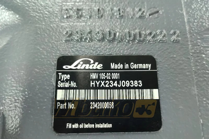 Linde HMV105-02 2342000058 - Hydromotor voor Bouwmachine: afbeelding 2 Linde HMV105-02 2342000058 - Hydromotor voor Bouwmachine: afbeelding 2