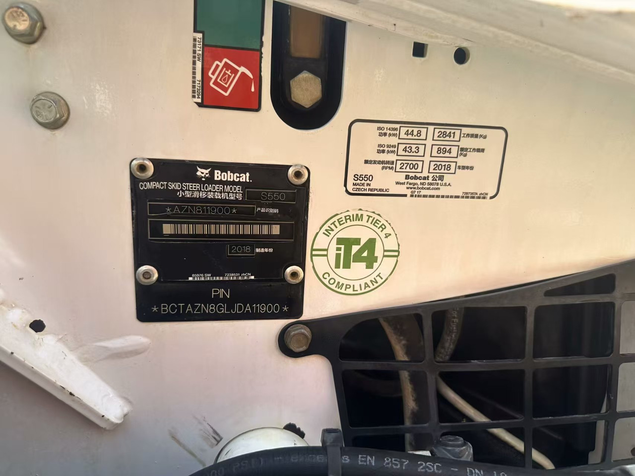 Schranklader BOBCAT S550: afbeelding 8