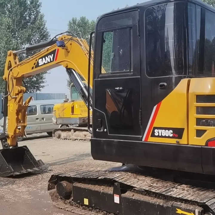 China Brand Used Sany Sy60c Mini Excavator 6ton Crawler Earth Digger Machine for Sale - Minigraafmachine: afbeelding 1 China Brand Used Sany Sy60c Mini Excavator 6ton Crawler Earth Digger Machine for Sale - Minigraafmachine: afbeelding 1