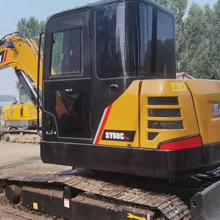 China Brand Used Sany Sy60c Mini Excavator 6ton Crawler Earth Digger Machine for Sale - Minigraafmachine: afbeelding 5 China Brand Used Sany Sy60c Mini Excavator 6ton Crawler Earth Digger Machine for Sale - Minigraafmachine: afbeelding 5