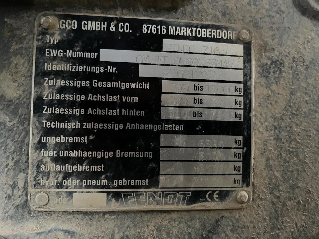 Fendt Favorit 716 Vario - Tractor: afbeelding 5 Fendt Favorit 716 Vario - Tractor: afbeelding 5