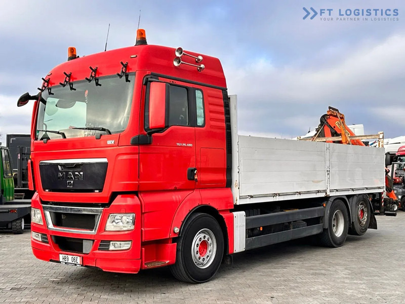 MAN TGX 26.480 Ciężarówka burtowa MAN TGX 26.480 6X2 / PALFINGER PK9002-EH B Crane / 80% Michelin - Kraanwagen: afbeelding 3 MAN TGX 26.480 Ciężarówka burtowa MAN TGX 26.480 6X2 / PALFINGER PK9002-EH B Crane / 80% Michelin - Kraanwagen: afbeelding 3