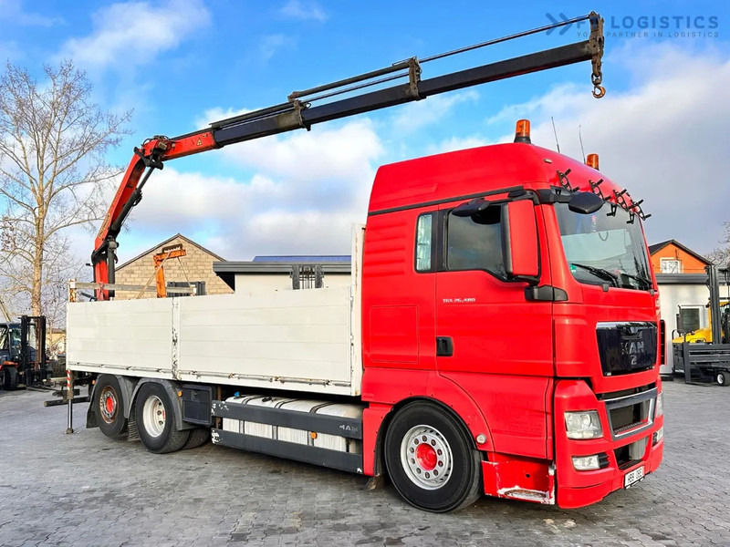 MAN TGX 26.480 Ciężarówka burtowa MAN TGX 26.480 6X2 / PALFINGER PK9002-EH B Crane / 80% Michelin Tire Dodać do ulubionych - Kraanwagen: afbeelding 5 MAN TGX 26.480 Ciężarówka burtowa MAN TGX 26.480 6X2 / PALFINGER PK9002-EH B Crane / 80% Michelin Tire Dodać do ulubionych - Kraanwagen: afbeelding 5