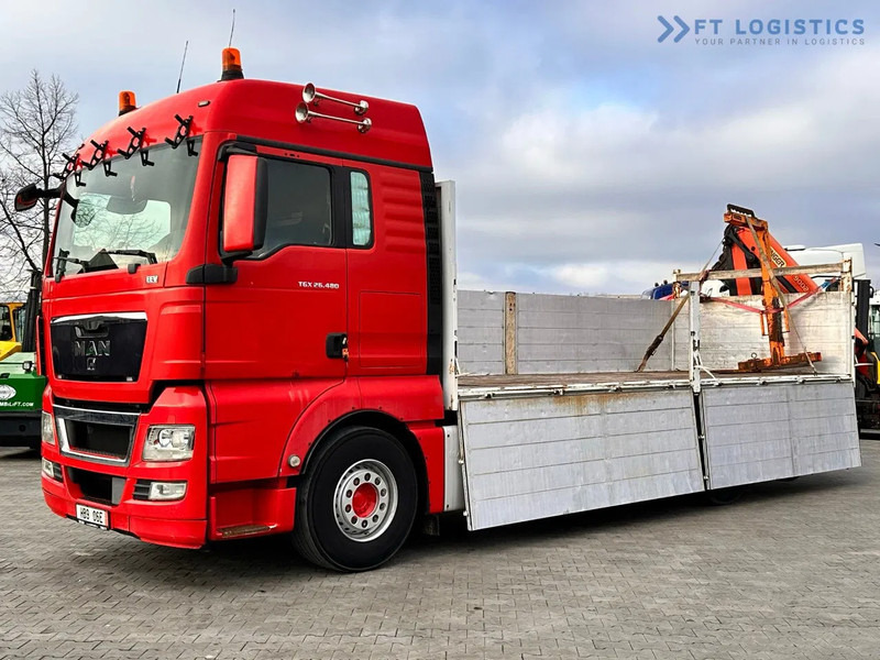 MAN TGX 26.480 Ciężarówka burtowa MAN TGX 26.480 6X2 / PALFINGER PK9002-EH B Crane / 80% Michelin Tire Dodać do ulubionych - Kraanwagen: afbeelding 2 MAN TGX 26.480 Ciężarówka burtowa MAN TGX 26.480 6X2 / PALFINGER PK9002-EH B Crane / 80% Michelin Tire Dodać do ulubionych - Kraanwagen: afbeelding 2