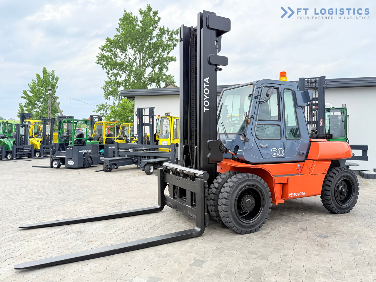 TOYOTA 60-5FD80 / DIESEL / DUPLEX - 4500MM / NEW TYRES / HEATED CABIN / 8 TON / UDT / EXCELLENT CONDITION - Diesel heftruck: afbeelding 1 TOYOTA 60-5FD80 / DIESEL / DUPLEX - 4500MM / NEW TYRES / HEATED CABIN / 8 TON / UDT / EXCELLENT CONDITION - Diesel heftruck: afbeelding 1