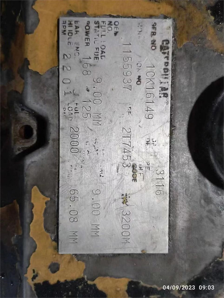 CATERPILLAR 3116 - Motor voor Graafmachine: afbeelding 3 CATERPILLAR 3116 - Motor voor Graafmachine: afbeelding 3