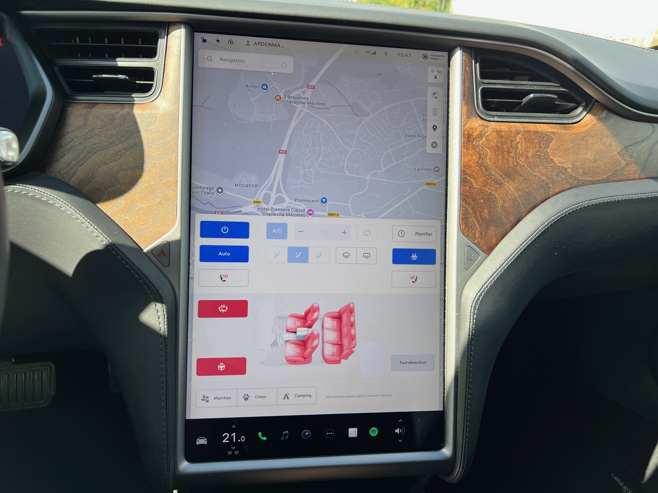 TESLA Model S 75D -Capacité de conduite autonome – Phase 2 – 93% SOH - Sedan: afbeelding 5 TESLA Model S 75D -Capacité de conduite autonome – Phase 2 – 93% SOH - Sedan: afbeelding 5