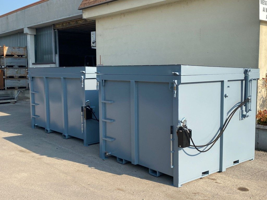 CONTAINER SCARRABILE NUOVO CON COPERCHIO - Haakarm container: afbeelding 1 CONTAINER SCARRABILE NUOVO CON COPERCHIO - Haakarm container: afbeelding 1