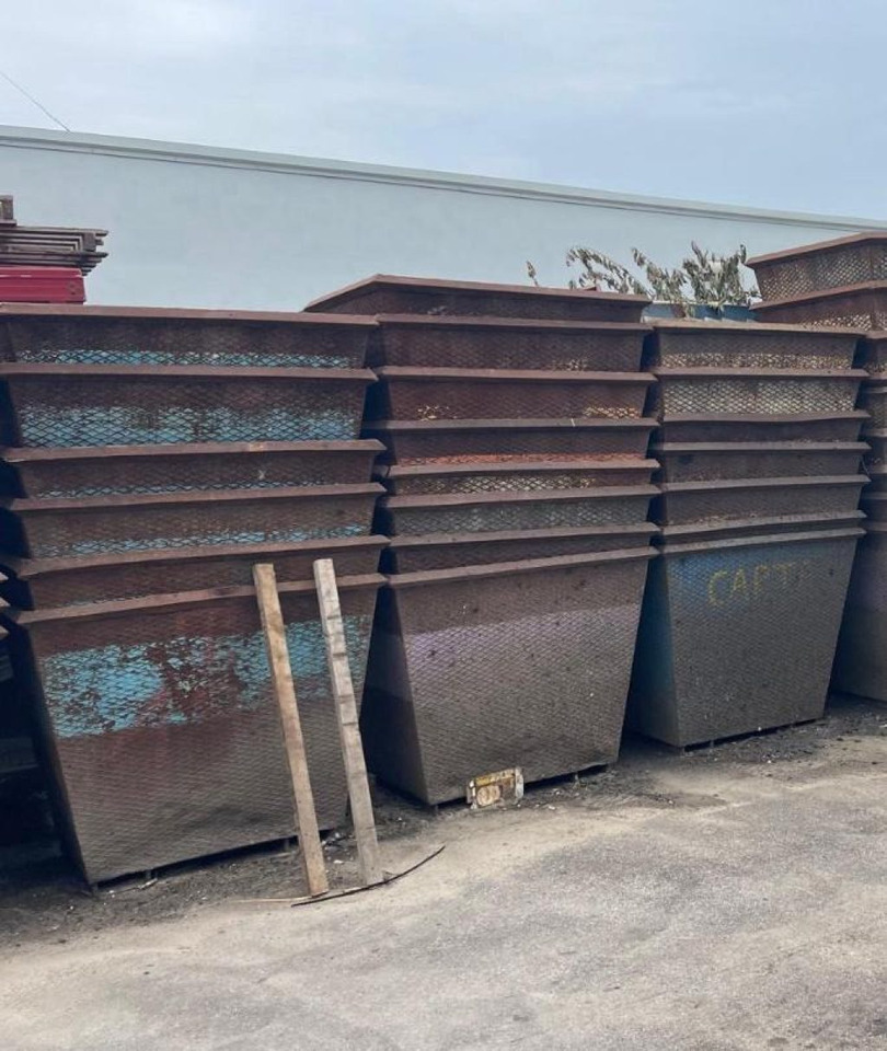 VASCHETTA USATA IN FERRO CON FODERI PER MULETTO - Haakarm container: afbeelding 3 VASCHETTA USATA IN FERRO CON FODERI PER MULETTO - Haakarm container: afbeelding 3