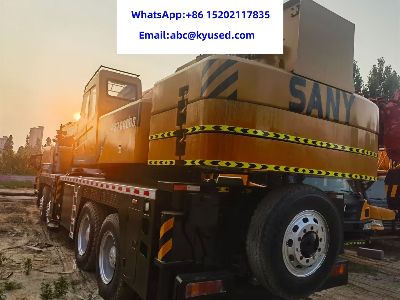 SANY STC800 STC750S STC500S STC1000 STC1600 STC1800 80 TON TRUCK CRANE - Mobiele kraan: afbeelding 3 SANY STC800 STC750S STC500S STC1000 STC1600 STC1800 80 TON TRUCK CRANE - Mobiele kraan: afbeelding 3