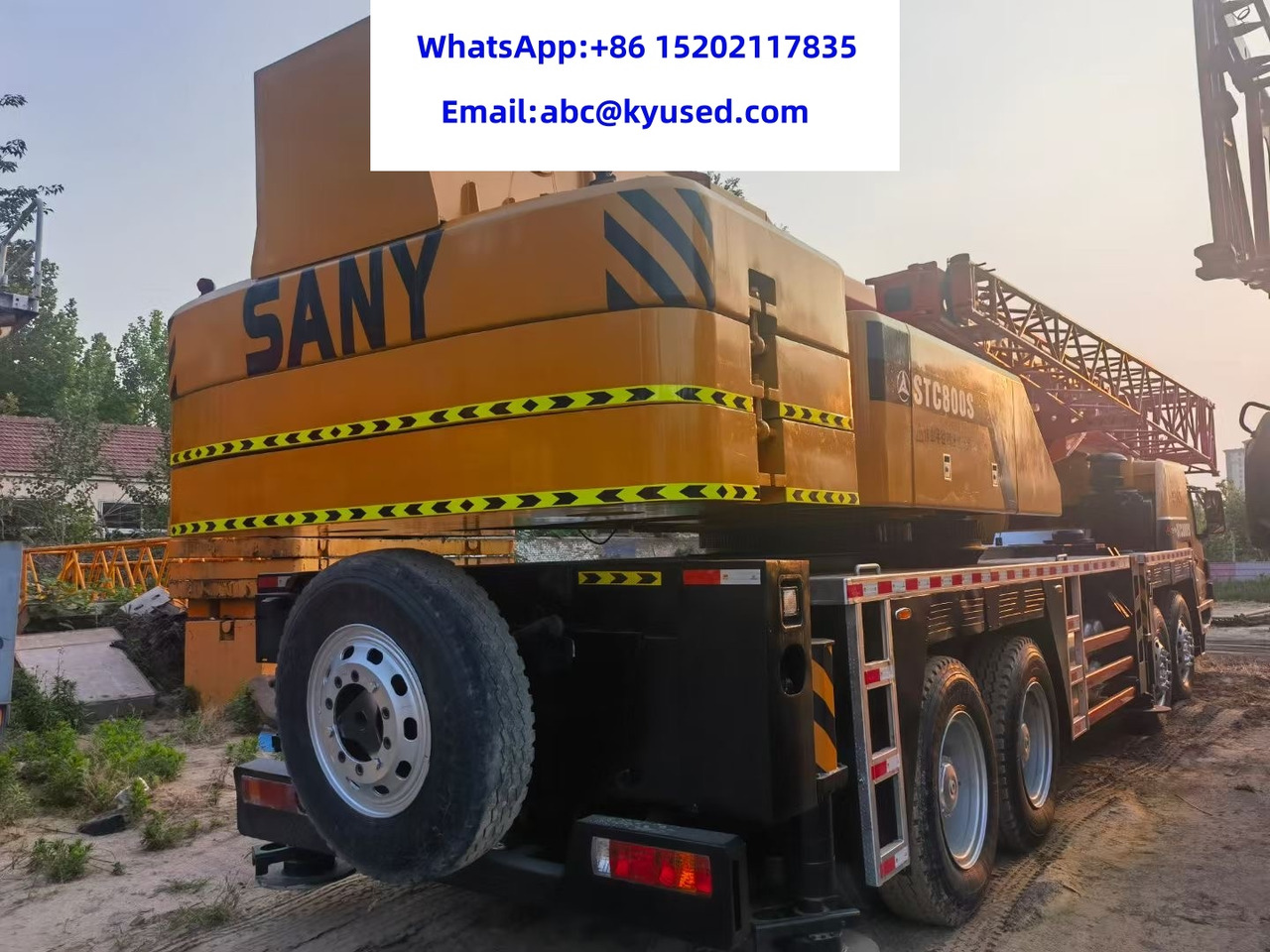 SANY STC800 STC750S STC500S STC1000 STC1600 STC1800 80 TON TRUCK CRANE - Mobiele kraan: afbeelding 4 SANY STC800 STC750S STC500S STC1000 STC1600 STC1800 80 TON TRUCK CRANE - Mobiele kraan: afbeelding 4