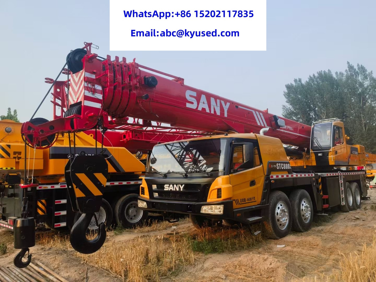 SANY STC800 STC750S STC500S STC1000 STC1600 STC1800 80 TON TRUCK CRANE - Mobiele kraan: afbeelding 1 SANY STC800 STC750S STC500S STC1000 STC1600 STC1800 80 TON TRUCK CRANE - Mobiele kraan: afbeelding 1