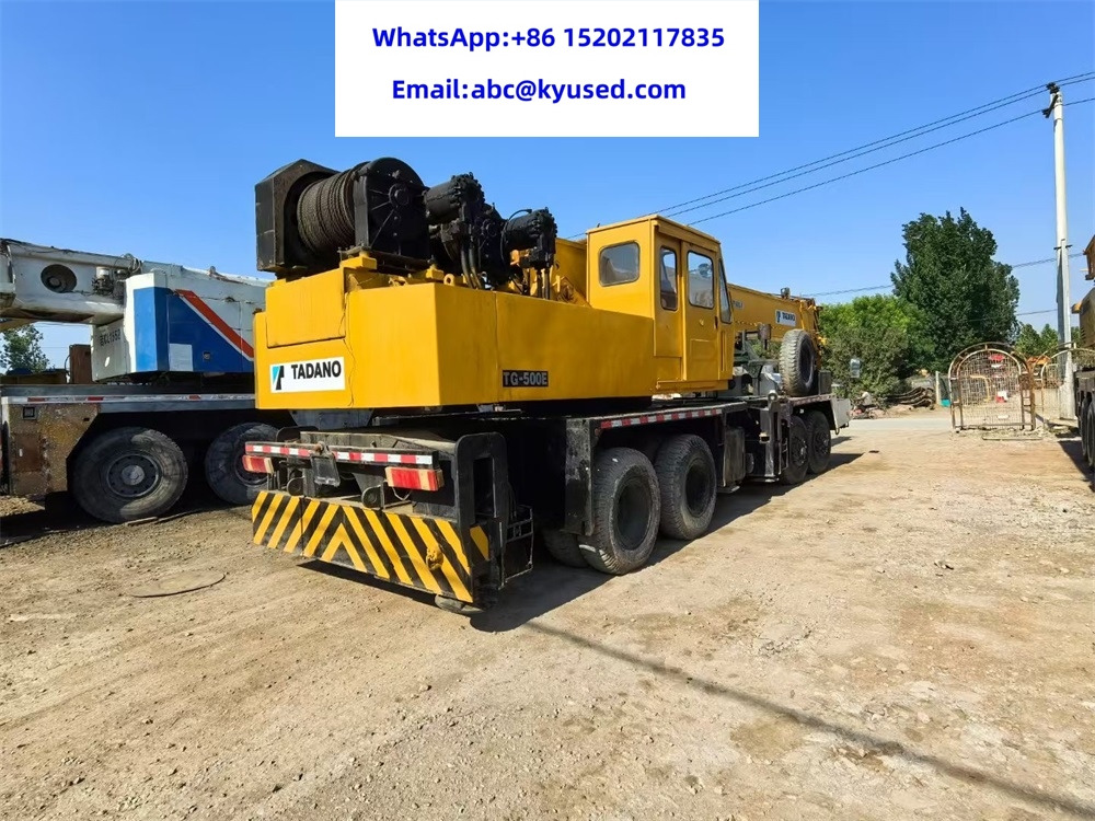 TADANO TG500E TG700E GT500E TG1000 50TON 70TON 100TON - Mobiele kraan: afbeelding 3 TADANO TG500E TG700E GT500E TG1000 50TON 70TON 100TON - Mobiele kraan: afbeelding 3