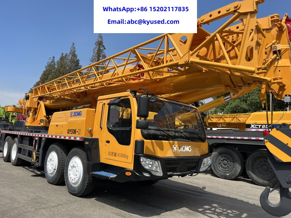 XCMG QY50K QY50K-2 QY55K XCT55 QY70K QY100K QY130K QY25K 25TON 30TON 50TON 35TON 70TON 100T 130T 160TON - Mobiele kraan: afbeelding 4 XCMG QY50K QY50K-2 QY55K XCT55 QY70K QY100K QY130K QY25K 25TON 30TON 50TON 35TON 70TON 100T 130T 160TON - Mobiele kraan: afbeelding 4