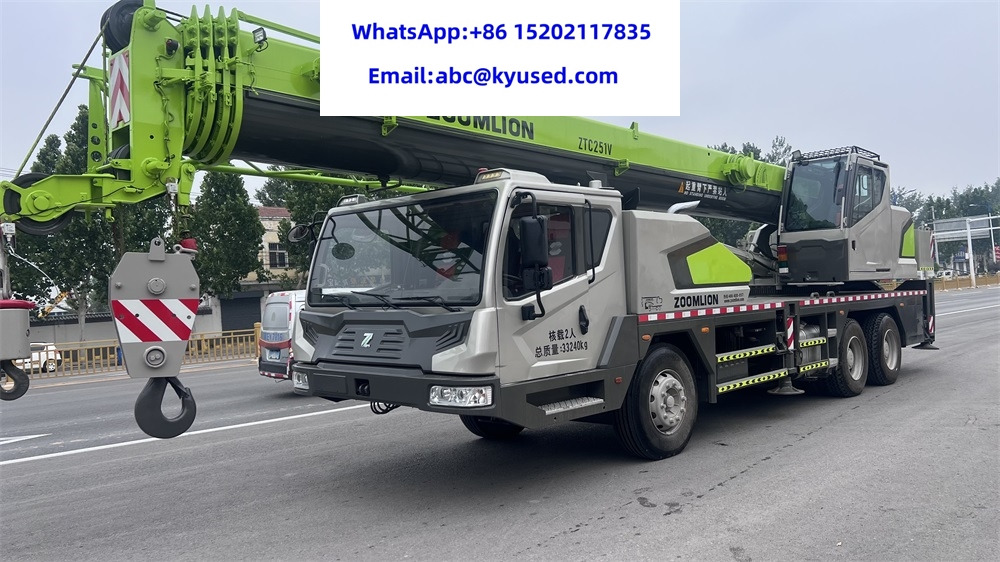 ZOOMLION ZTC251V QY25V 25TON 30TON 35TON 40TON 50TON 55TON 70TON 80TON 100T - Mobiele kraan: afbeelding 1 ZOOMLION ZTC251V QY25V 25TON 30TON 35TON 40TON 50TON 55TON 70TON 80TON 100T - Mobiele kraan: afbeelding 1