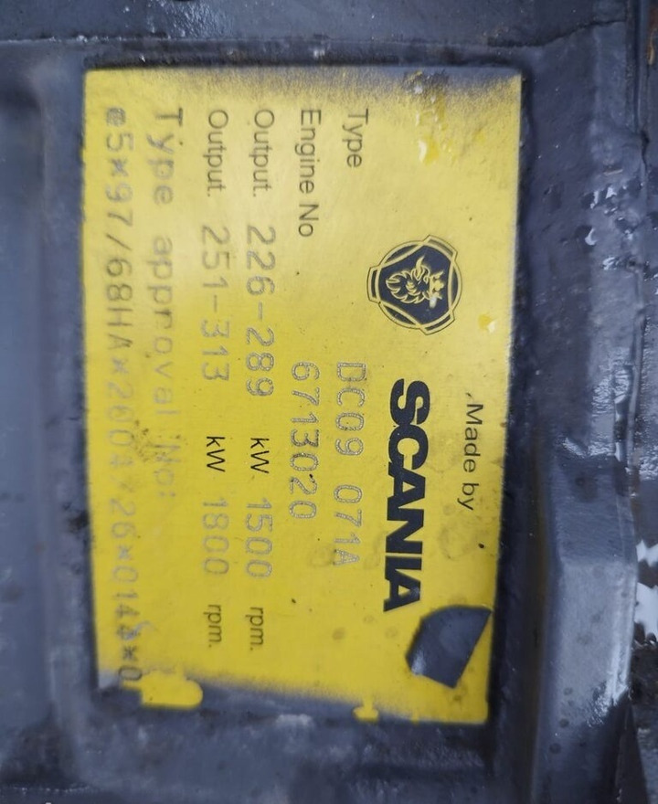 Scania DC09 0714 - Motor voor Vrachtwagen: afbeelding 4 Scania DC09 0714 - Motor voor Vrachtwagen: afbeelding 4