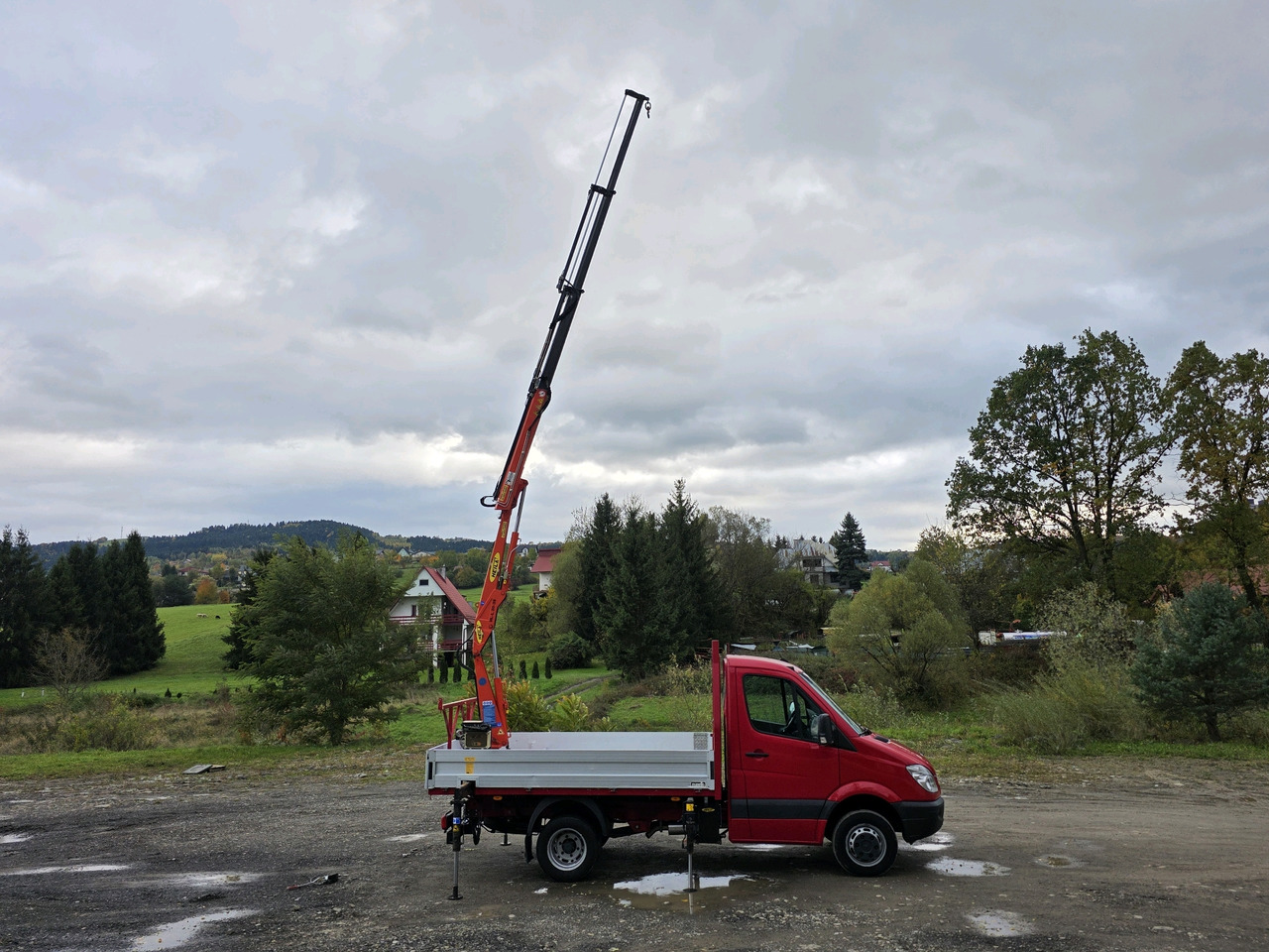 Mercedes-Benz Sprinter 418 CDI Skrzynia +HDS 10.5 M +Pilot  ! 87000km ! - Bestelwagen met open laadbak: afbeelding 5 Mercedes-Benz Sprinter 418 CDI Skrzynia +HDS 10.5 M +Pilot  ! 87000km ! - Bestelwagen met open laadbak: afbeelding 5