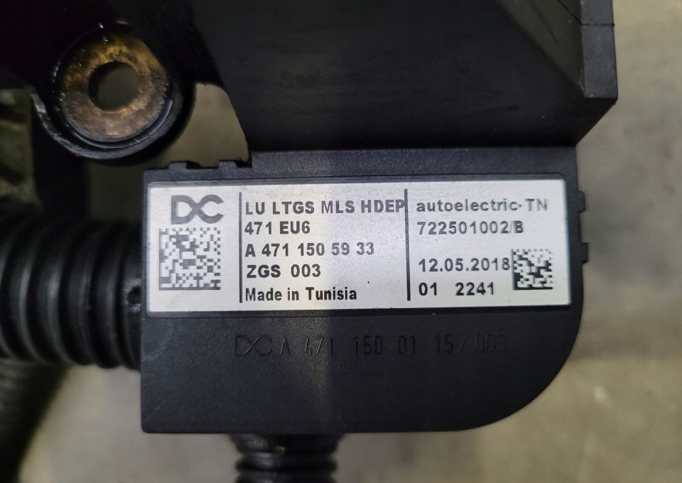 INSTALACJA MERCEDES ACTROS MP4 A4711505933 - Kabels/ Draden voor Vrachtwagen: afbeelding 2 INSTALACJA MERCEDES ACTROS MP4 A4711505933 - Kabels/ Draden voor Vrachtwagen: afbeelding 2