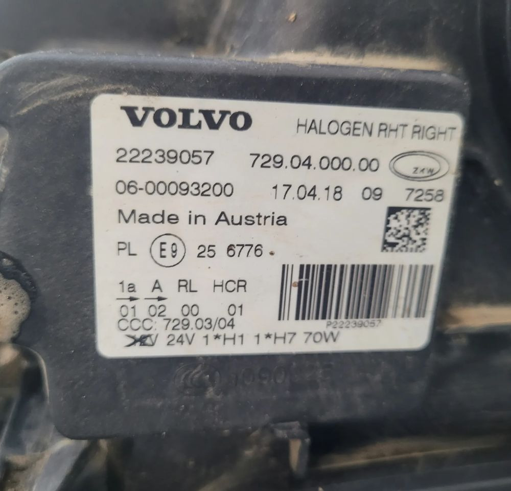 LAMPA VOLVO FMX RH ORYGINAŁ 22239057 CHWALIM116 - Lichten/ Verlichting voor Vrachtwagen: afbeelding 5 LAMPA VOLVO FMX RH ORYGINAŁ 22239057 CHWALIM116 - Lichten/ Verlichting voor Vrachtwagen: afbeelding 5