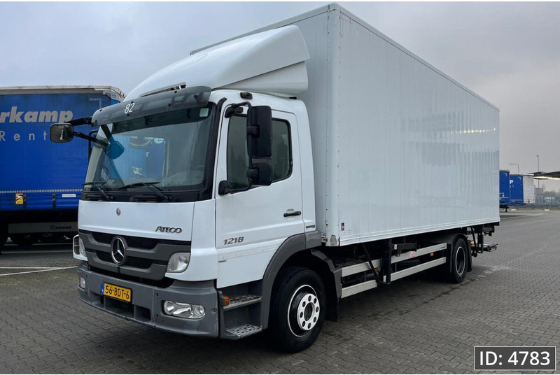 Mercedes-Benz Atego 1218 Day Cab, Euro 5, BDF / EPS automatic / standklima / DHOLLANDIA 2000KG - Containertransporter/ Wissellaadbak vrachtwagen: afbeelding 1 Mercedes-Benz Atego 1218 Day Cab, Euro 5, BDF / EPS automatic / standklima / DHOLLANDIA 2000KG - Containertransporter/ Wissellaadbak vrachtwagen: afbeelding 1