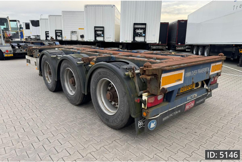 Pacton T3-010 / Multichassis / BPW Drum - Containertransporter/ Wissellaadbak oplegger: afbeelding 2 Pacton T3-010 / Multichassis / BPW Drum - Containertransporter/ Wissellaadbak oplegger: afbeelding 2