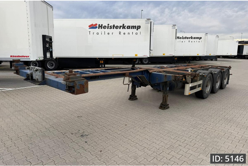 Pacton T3-010 / Multichassis / BPW Drum - Containertransporter/ Wissellaadbak oplegger: afbeelding 1 Pacton T3-010 / Multichassis / BPW Drum - Containertransporter/ Wissellaadbak oplegger: afbeelding 1