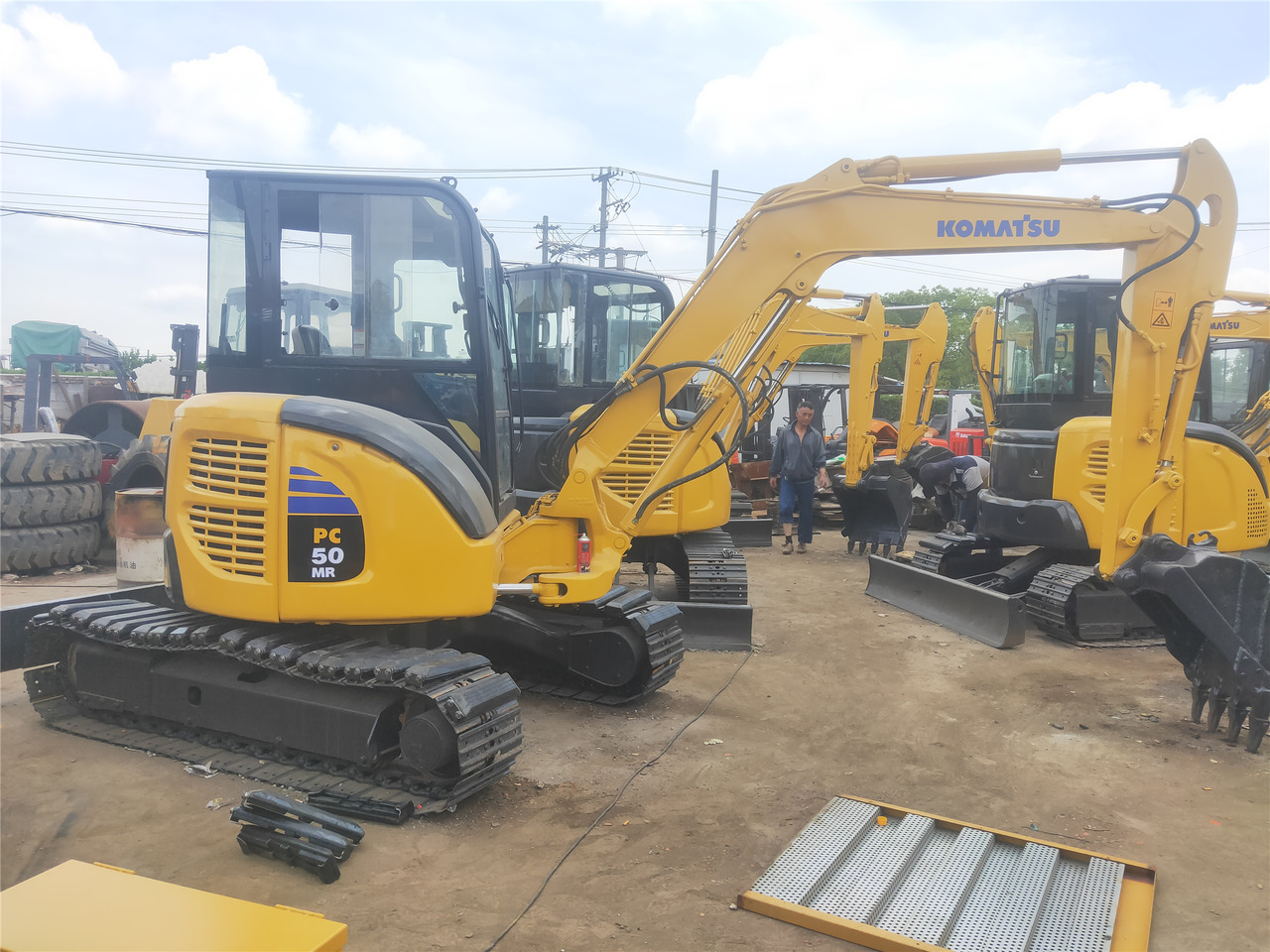 KOMATSU Mini Excavator PC50MR - Minigraafmachine: afbeelding 1 KOMATSU Mini Excavator PC50MR - Minigraafmachine: afbeelding 1