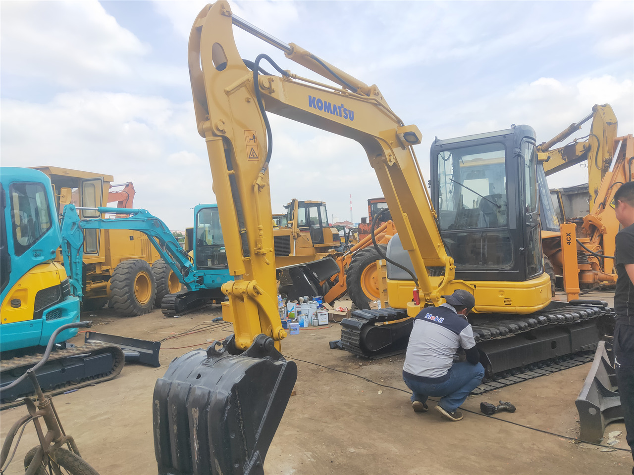 Minigraafmachine KOMATSU Mini Excavator PC50MR: afbeelding 6