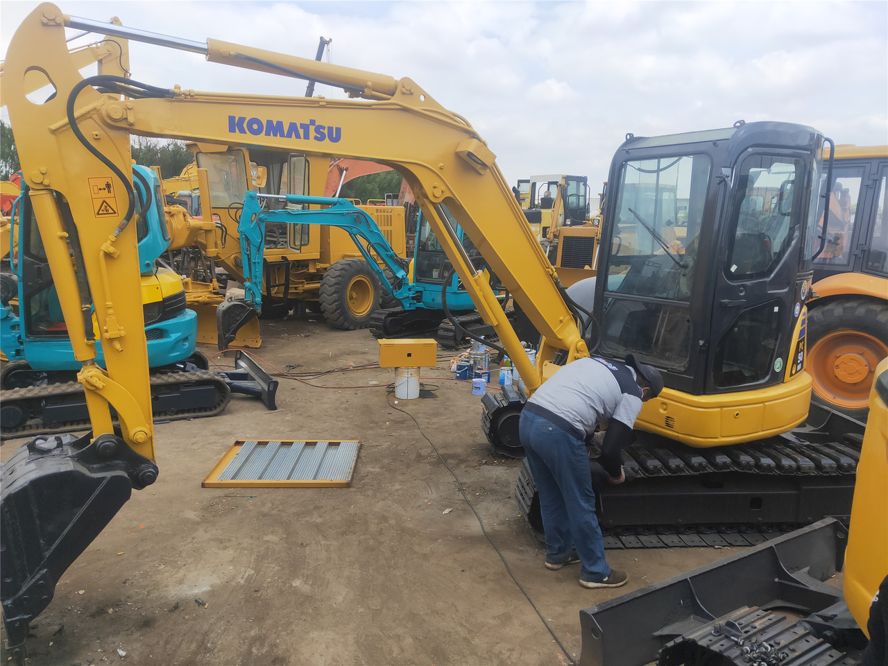 Minigraafmachine KOMATSU Mini Excavator PC50MR: afbeelding 7