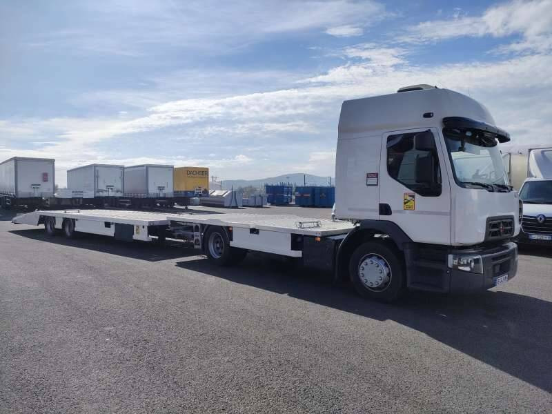 Camion Porteur 16 TONNES 320 CV CAMION REMORQUE - Vrachtwagen met open laadbak, Dieplader aanhangwagen: afbeelding 2 Camion Porteur 16 TONNES 320 CV CAMION REMORQUE - Vrachtwagen met open laadbak, Dieplader aanhangwagen: afbeelding 2