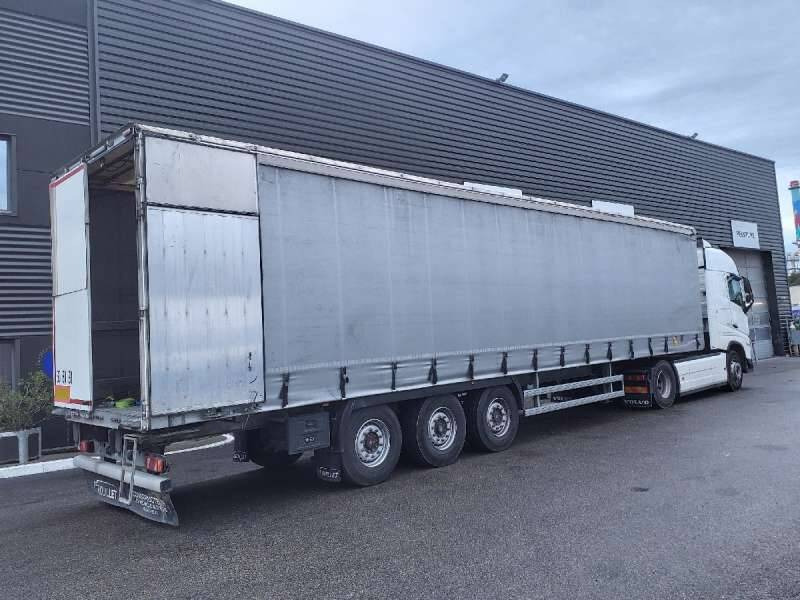 Semi-remorque 3 Essieux 38 TONNES 2 PORTES AR REHAUSSABLE - Schuifzeiloplegger: afbeelding 1 Semi-remorque 3 Essieux 38 TONNES 2 PORTES AR REHAUSSABLE - Schuifzeiloplegger: afbeelding 1