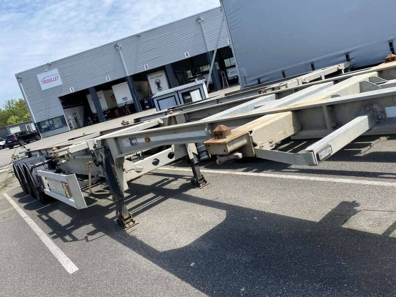 Semi-remorque 3 Essieux 38 TONNES CHARIOT COULISSANT - Containertransporter/ Wissellaadbak oplegger: afbeelding 1 Semi-remorque 3 Essieux 38 TONNES CHARIOT COULISSANT - Containertransporter/ Wissellaadbak oplegger: afbeelding 1