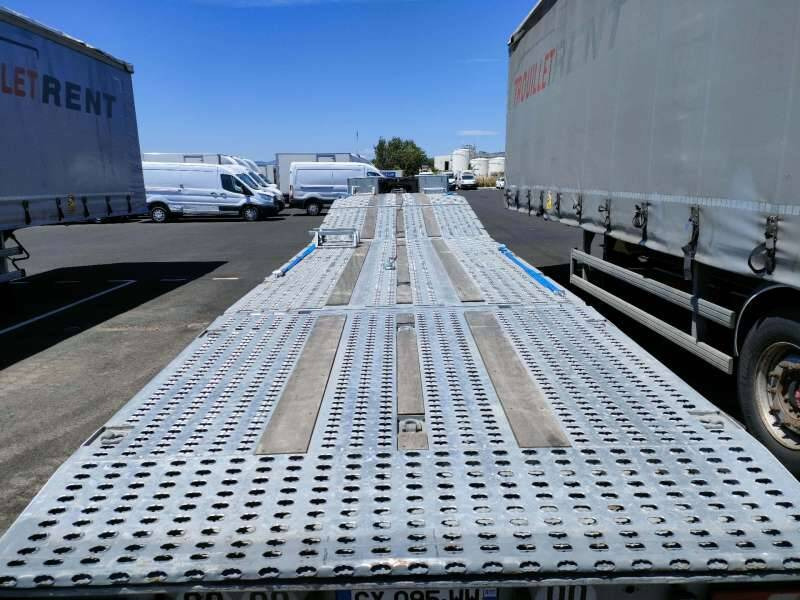 Semi-remorque 3 Essieux 38 TONNES DRAWER PORTE A FAUX HYDRAULIQUE VOLET COULISSANT - Autotransport oplegger: afbeelding 3 Semi-remorque 3 Essieux 38 TONNES DRAWER PORTE A FAUX HYDRAULIQUE VOLET COULISSANT - Autotransport oplegger: afbeelding 3