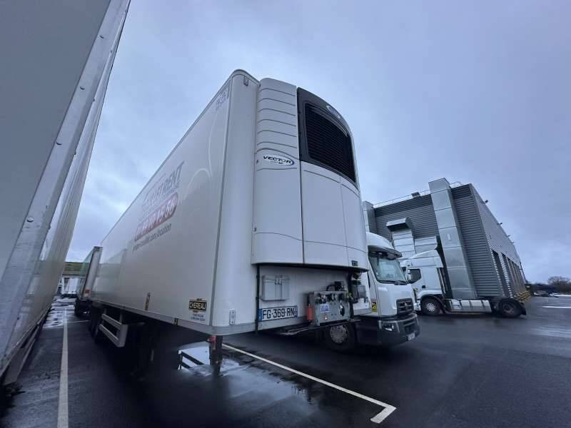 Semi-remorque 3 Essieux 38 TONNES HAYON CAISSE CHEREAU GROUPE CARRIER VECTOR 1950 MT DOUBLE PLANCHER - Koelwagen oplegger: afbeelding 1 Semi-remorque 3 Essieux 38 TONNES HAYON CAISSE CHEREAU GROUPE CARRIER VECTOR 1950 MT DOUBLE PLANCHER - Koelwagen oplegger: afbeelding 1