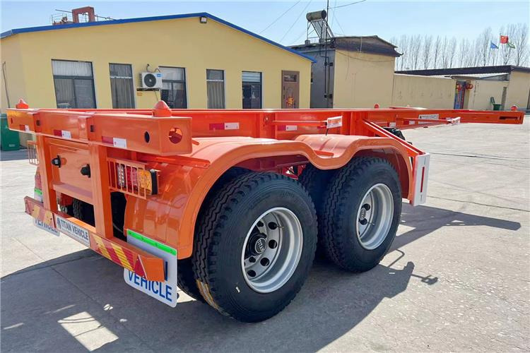 Nieuw Chassis oplegger voor het vervoer van containers TITAN 2 Axle 20ft Container Chassis Trailer for Sale In Jamaica: afbeelding 6