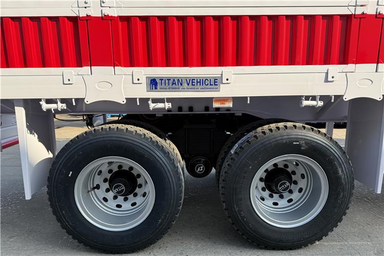 TITAN 2 Axle Fence Cargo Trailer with Bogie Suspension for Sale In Zimbabwe - Veewagen oplegger: afbeelding 3 TITAN 2 Axle Fence Cargo Trailer with Bogie Suspension for Sale In Zimbabwe - Veewagen oplegger: afbeelding 3