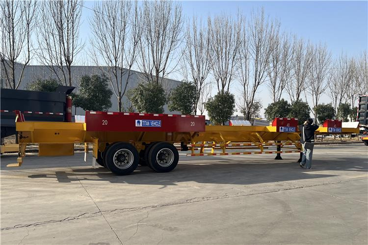 TITAN 20/40FT Terminal Trailer for Sale In Uganda - Containertransporter/ Wissellaadbak oplegger: afbeelding 4 TITAN 20/40FT Terminal Trailer for Sale In Uganda - Containertransporter/ Wissellaadbak oplegger: afbeelding 4