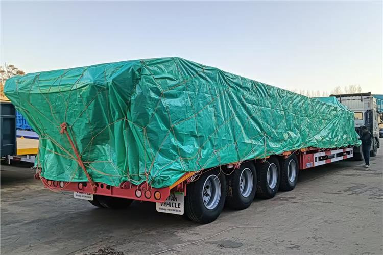 TITAN 4 Axle 100 Ton Low Bed Truck Trailer for Sale In Zambia - Dieplader oplegger: afbeelding 1 TITAN 4 Axle 100 Ton Low Bed Truck Trailer for Sale In Zambia - Dieplader oplegger: afbeelding 1