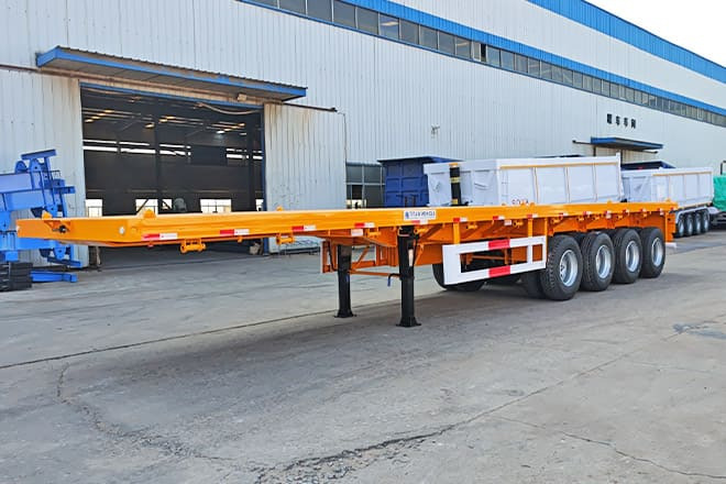 TITAN 4 Axle Heavy Duty Flatbed Trailer for Sale in Mali - Vlakke/ Open oplegger: afbeelding 2 TITAN 4 Axle Heavy Duty Flatbed Trailer for Sale in Mali - Vlakke/ Open oplegger: afbeelding 2