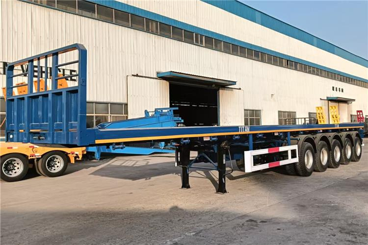 TITAN 5 Axle Flatbed Semi Trailer for Sale In Aruba - Vlakke/ Open oplegger: afbeelding 3 TITAN 5 Axle Flatbed Semi Trailer for Sale In Aruba - Vlakke/ Open oplegger: afbeelding 3