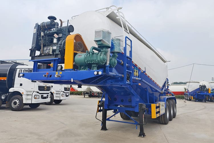 TITAN Bulk Cement Tank Semi Trailer for Sale in Dominican - Tankoplegger: afbeelding 1 TITAN Bulk Cement Tank Semi Trailer for Sale in Dominican - Tankoplegger: afbeelding 1