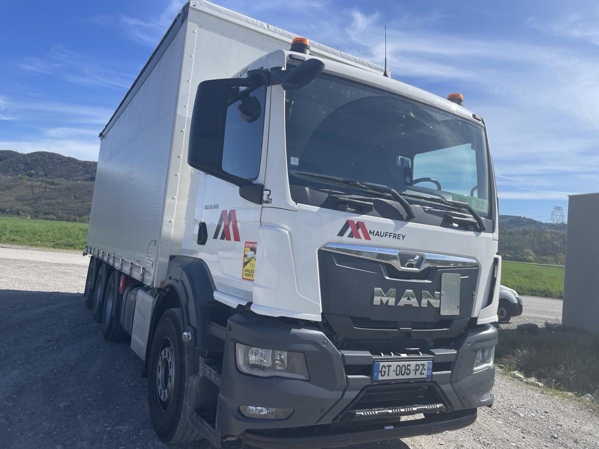 MAN TGS 35.480 - Schuifzeilen vrachtwagen: afbeelding 1 MAN TGS 35.480 - Schuifzeilen vrachtwagen: afbeelding 1