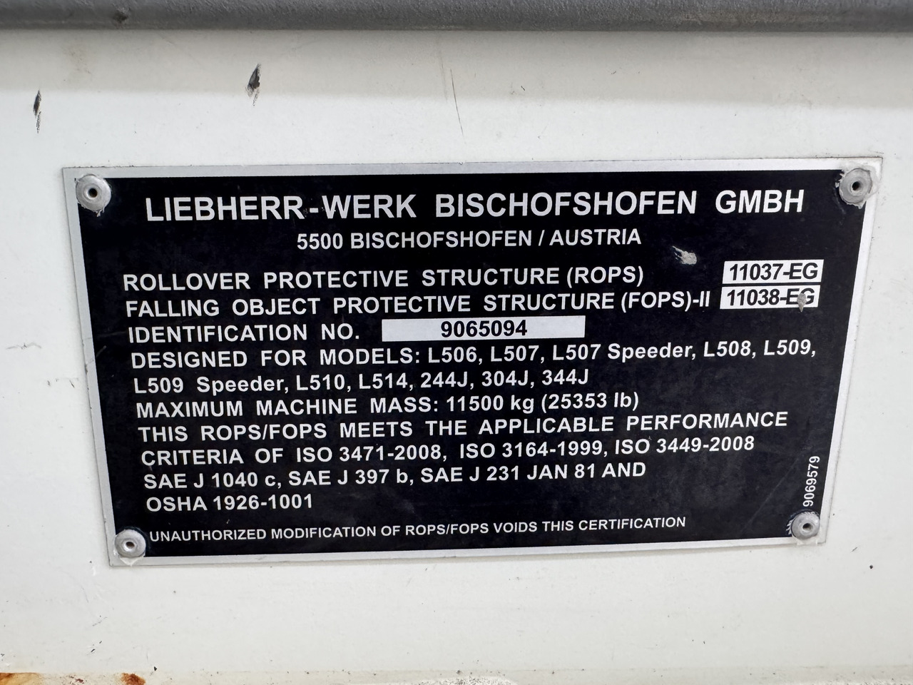 Mobiele graafmachine LIEBHERR L 506: afbeelding 8