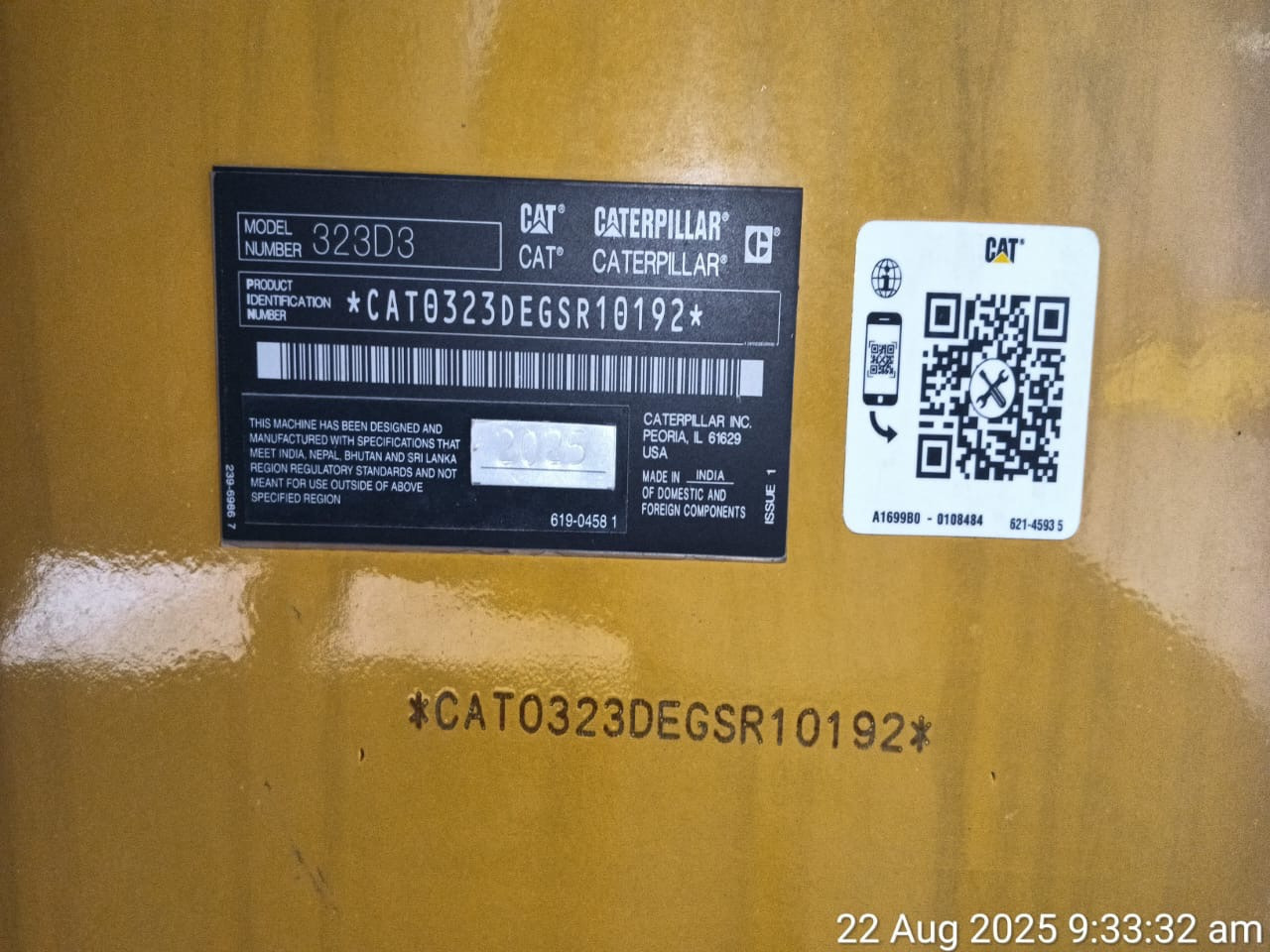 CATERPILLAR 323D3 - Graafmachine: afbeelding 4 CATERPILLAR 323D3 - Graafmachine: afbeelding 4