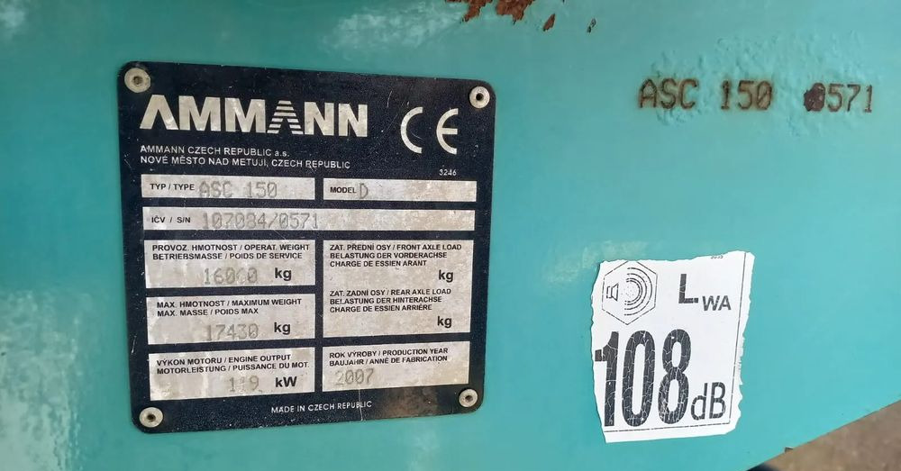 Ammann ASC 150 walec stal guma - Wals: afbeelding 4 Ammann ASC 150 walec stal guma - Wals: afbeelding 4