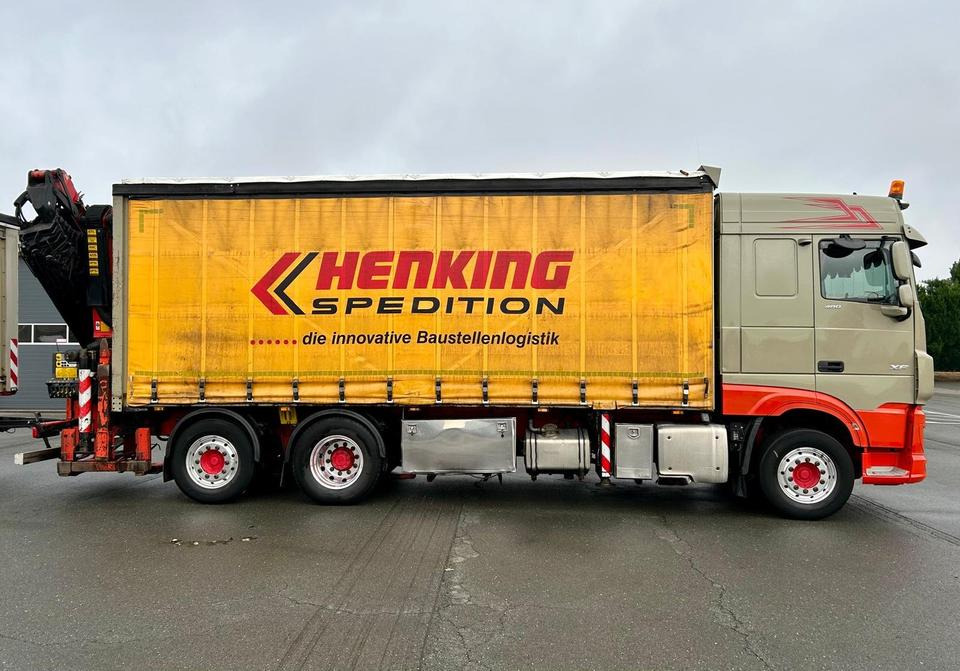 DAF XF 460 FAN + PALFINGER + 16mtr + Lenkachse + EURO 6 - Schuifzeilen vrachtwagen: afbeelding 4 DAF XF 460 FAN + PALFINGER + 16mtr + Lenkachse + EURO 6 - Schuifzeilen vrachtwagen: afbeelding 4