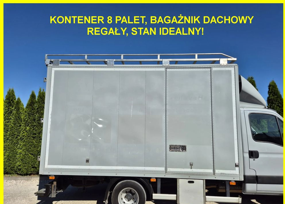 Kontener 8 palet Iveco, wysoki 230cm, bagażnik dachowy, regały, stan idealny! - Gesloten laadbak: afbeelding 1 Kontener 8 palet Iveco, wysoki 230cm, bagażnik dachowy, regały, stan idealny! - Gesloten laadbak: afbeelding 1